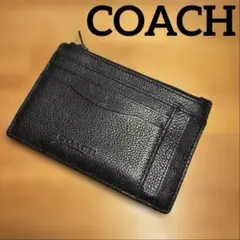 COACH コーチ　カードケース　ミニウォレット ブラック　メンズ　財布　黒