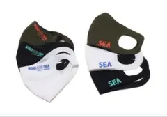 【新品】WIND AND SEA × atmos マスク OLIVE MASK