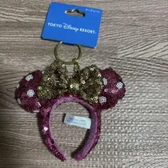 東京ディズニーリゾート ミニーマウス耳キーホルダー