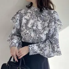 前後2WAYボウタイブラウス