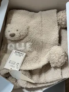 ジェラピケ gelato piqueベージュ クマ ブランケット