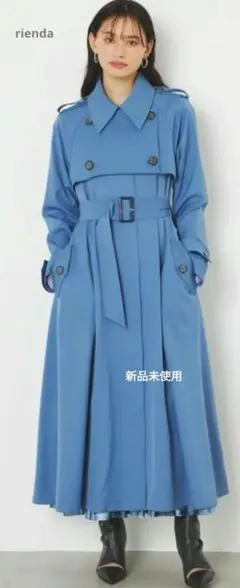 【新品】rienda ジェラートトレンチコート S