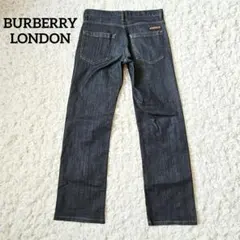 【BURBERRY LONDON】メンズ インディゴ ロゴプレート付き デニムのサムネイル