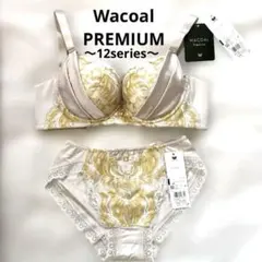 【Wacoal PREMIUM】着やせスッキリブラ ショーツセット E65-M