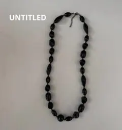 UNTITLEDブラックビーズ ネックレスのサムネイル