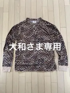 NEEDLES ニードルズ ロングスリーブ シャツ レオパード ヒョウ柄 M