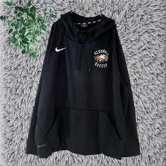 ナイキ　NIKE　ＸＬ　フーディー　トレーナー　パーカー　黒　ブラック　ゆるだぼ
