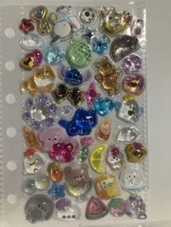 【3】立体シール ミックス おすそ分け シール交換 シール帳 まとめ割 完成品