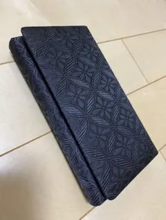 黒の花模様 和装用バッグ