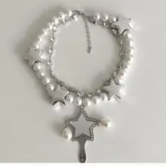 AIKON star mirror_necklace スターミラーネックレス