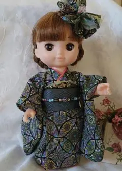 ハンドメイド:メルちゃんソランちゃん着物セット51