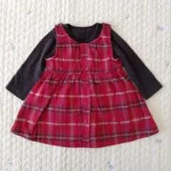 ブランシェス　ジャンパースカート　カットソーセット　70サイズ