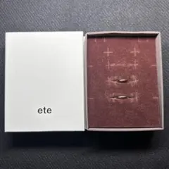 ete ハグイヤリング　ゴールド　箱あり