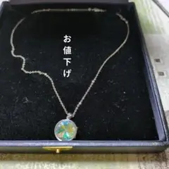 クリスタルロケットペンダント シルバー
