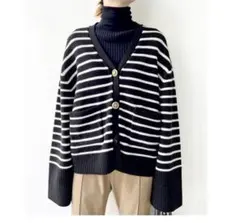 L'Appartement GOLD BUTTON V/N CARDIGAN