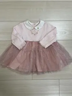 新品タグ付♥セリーヌベビーニットワンピース(パンツ付) 90　ピンク 新品タグ付♥セリーヌベビーニットワンピース(パンツ付) 90 ピンク