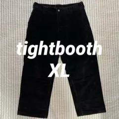 tightbooth コーデュロイパンツ　XL ブラックのサムネイル