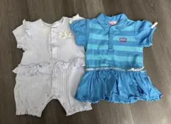 まとめ売り ベビー BABYDOLL カバーオール ワンピース 80 女の子 夏のサムネイル