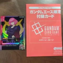 ハマーン・カーン　ガンダムエース限定　付録カード