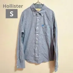Hollister ホリスター【S】 デニムシャツ ライトブルー 長袖 青のサムネイル