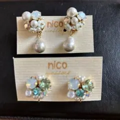 nico accessory イヤリング　2セット