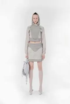 Ojos オホス Halter Hoodie Apron Dress ワンピース - メルカリ