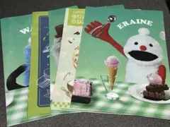 パペットスンスン　クリアファイル　ファミマ　5種類　コンプリート