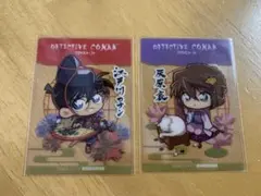 名探偵コナン 大阪城本陣 クリアフィルム コナン・灰原 戦国