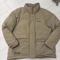 RVCA ベージュ ダウンジャケット
