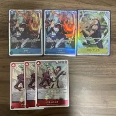 ワンピース カードゲーム サボSR ロロノア・ゾロSR バルトロメオRセット