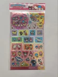サンリオキャラクターズ　キラッとシール　キキララ　シナモン　キティ　クロミ