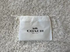 【コーチ/COACH】巾着袋・保存袋 ホワイト/白