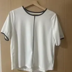 半袖ブラウス パイピング Lサイズのサムネイル