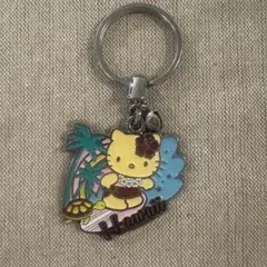 【新品】abcストア　日焼けキティ　キーホルダー　ハワイ限定