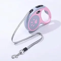 Giosly 犬用リード 伸縮式, 長さ5m, 耐荷重30kg, 小型・中型