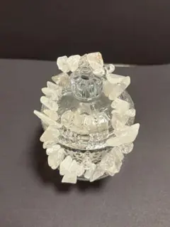 190. 水晶（さざれ石）　天然石ブレスレット