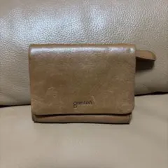 genten 三つ折り財布 レザー ブラウンのサムネイル