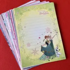 ディズニー プリンセス アナ雪 メモ帳 バラメモ 30枚　おすそ分け