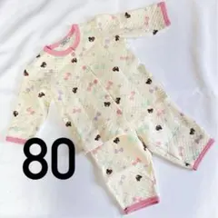 ミキハウス DOUBLE.B ベビーパジャマ 80サイズ