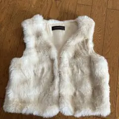 LAPINE BLANCHE フェイクファージレ　アイボリー