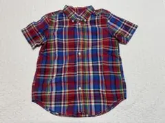 Ralph Lauren 半袖チェックシャツ サイズ7 130