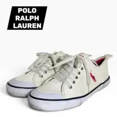 POLO RALPH LAUREN　キャンバススニーカー　ホワイト　23.5cmのサムネイル