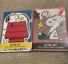 新品★スヌーピー　ダイカットカードレター2つセット