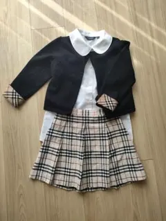 バーバリー スカート ブラウス カーディガン セット BURBERRYの