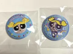パワーパフガールズ 刺繍缶バッジ 2個セット