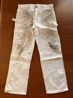 DICKIES ペンキ グランジ ホワイト ペインターパンツ W32 - メルカリ
