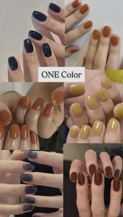 オーダーチップ 単色ネイル ワンカラー 持ち込み画像からオーダーできます