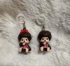 モンチッチ　モンチッチちゃん　めじるしアクセサリー　アンブレラマーカー　２個