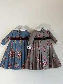 リカちゃん服　ブライスアウトフィット　ワンピースハンドメイド２点セット　作家さま