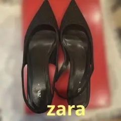 zara 約3-4cmヒール　黒　39